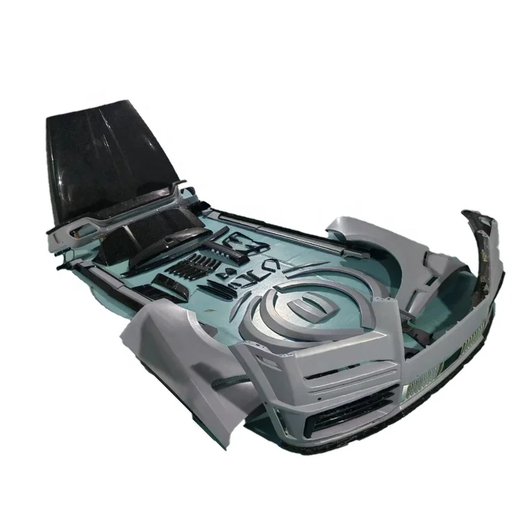 طقم هيكل MS من ألياف الكربون المزورة الجافة لغطاء المصد الخلفي للمصد الأمامي RR Cullinan