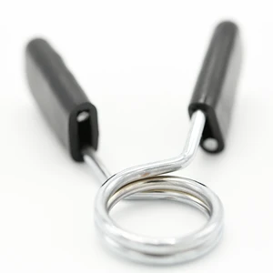 Hand Gripper Metal Spring Heavy Strength Grip/Barbell Locking Collars With Plastic Handle Weight Bar Plate