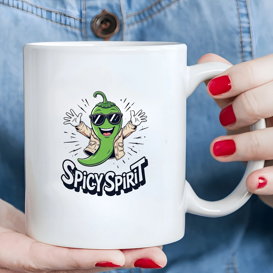 

11oz Chili Cartoon Mug + Spicy Spirit Kids Cup + Christmas Family Gift Cup