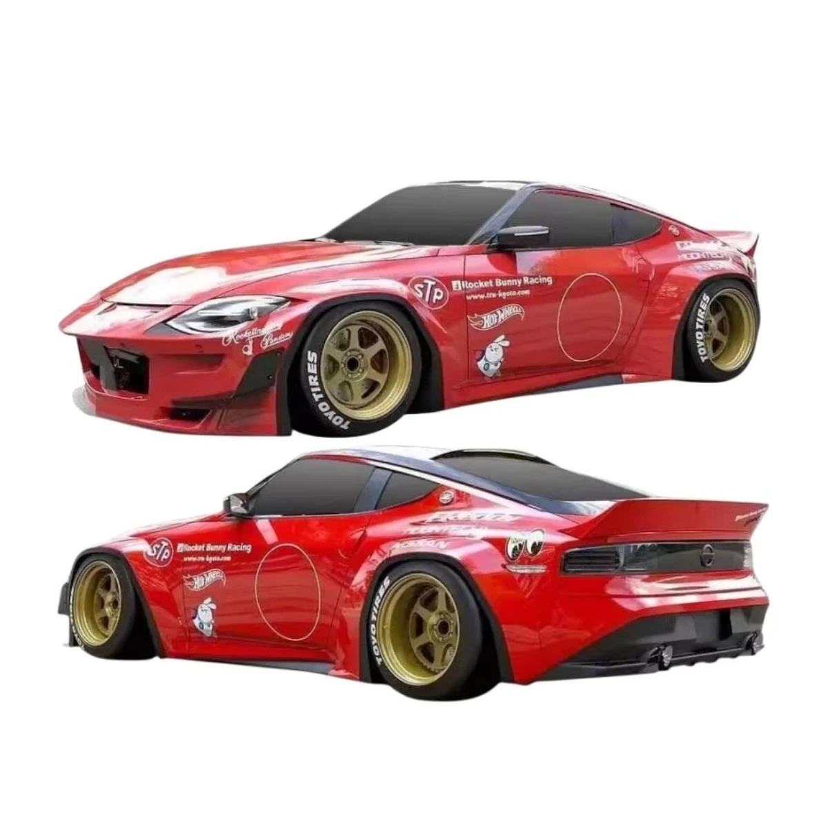

TC140 1/10 Fairlady 400Z RC Drift body shell (200mm) with Decal sheet