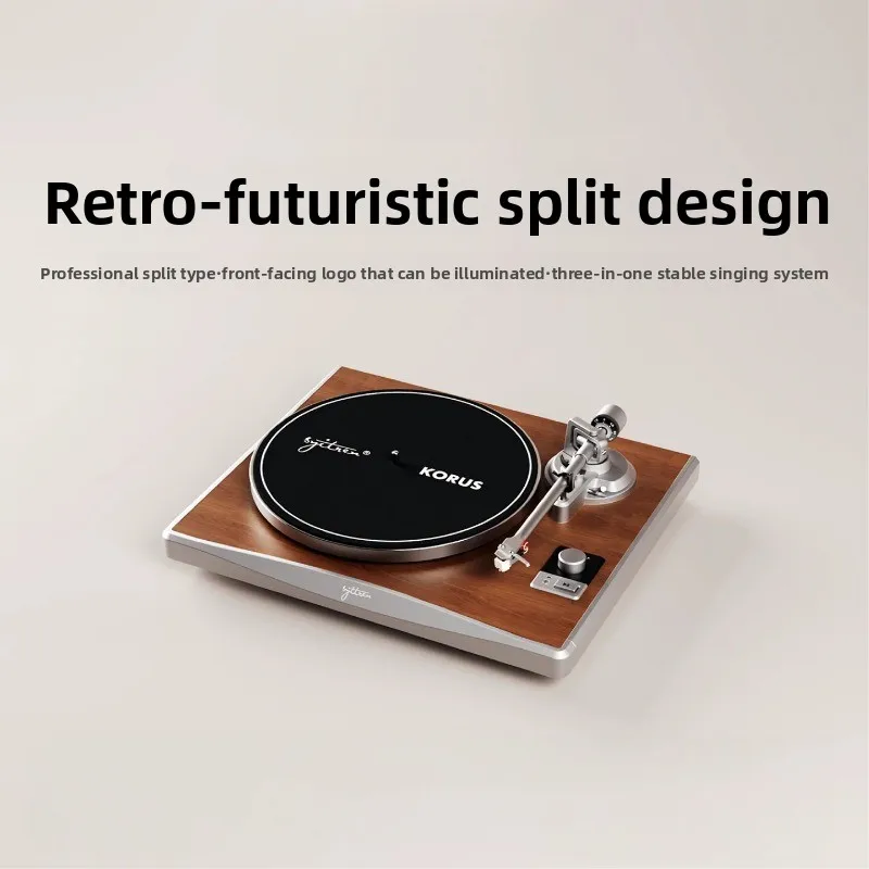 For STL KORUS K302 Professional Retro Bluetooth Vinyl Record Player HiFi Turntable