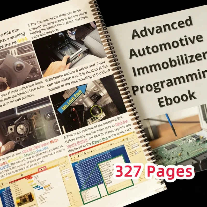 Advanced tools IMMO BOOK Automotive Immobilizer Programming PDF Check/Diagnose/Repair Car Control Box ECU android auto carplay