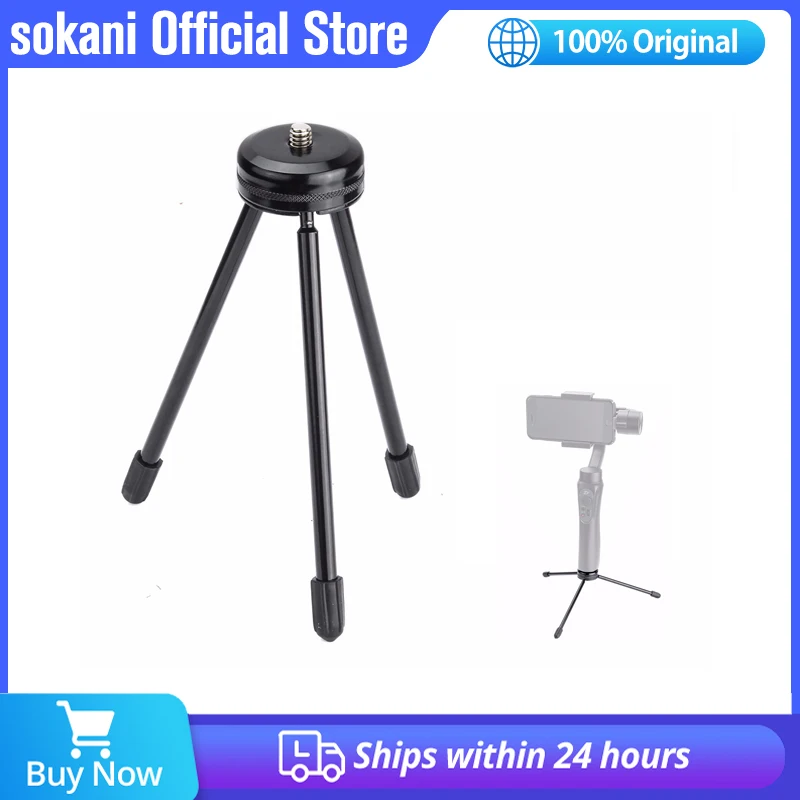 Mini Light Stand Tripod Holder Stand for Led Video Lights iPhone Gopro FeiYu Zhiyun Handheld Gimbal Stabilizer Action Camera