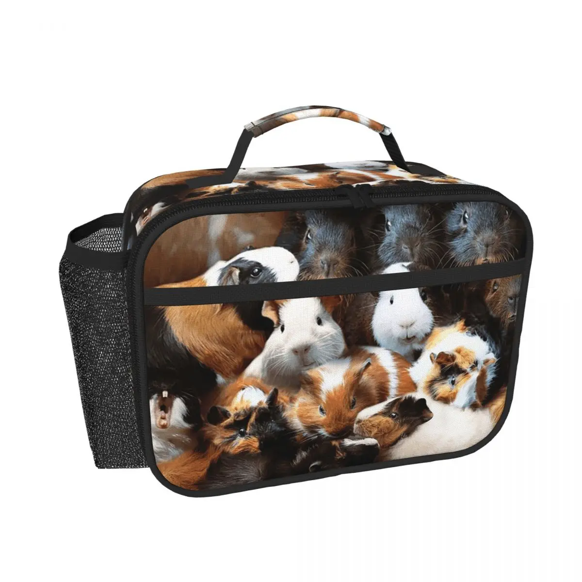 

Guinea Pigs Insulated Lunch Bag for Women Children Portable Food Boxes Thermal Lunch Box Tote
