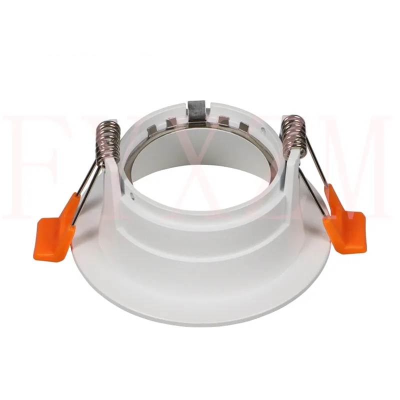 Aluminum housing cover GU10 round LED module spot light holder fixed recessed led downlight frame