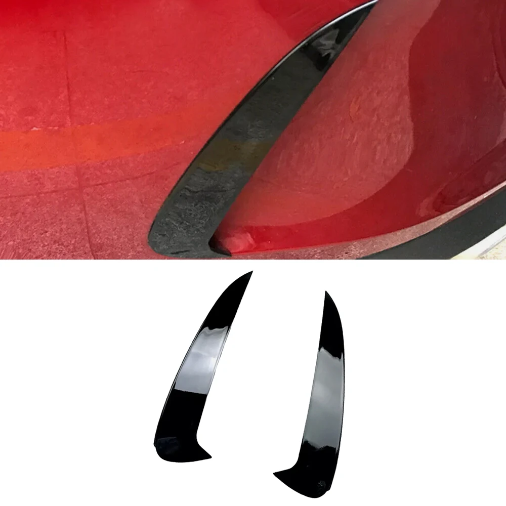 Rear Bumper Spoiler Air Vent Cover Side Canard for Mercedes Benz E Class E Coupe 2 Door C238 W238 2016-2019