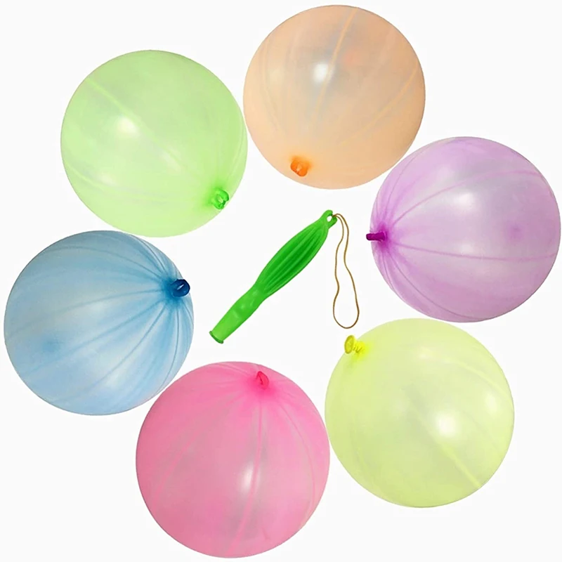 2/10 Stuks Grote Ponsballonnen Feest Gunsten Kinderen Grote Ponsen Bal Latex Bounce Ballon Met Rubberen Band Outdoor Speelgoed Verjaardagscadeau