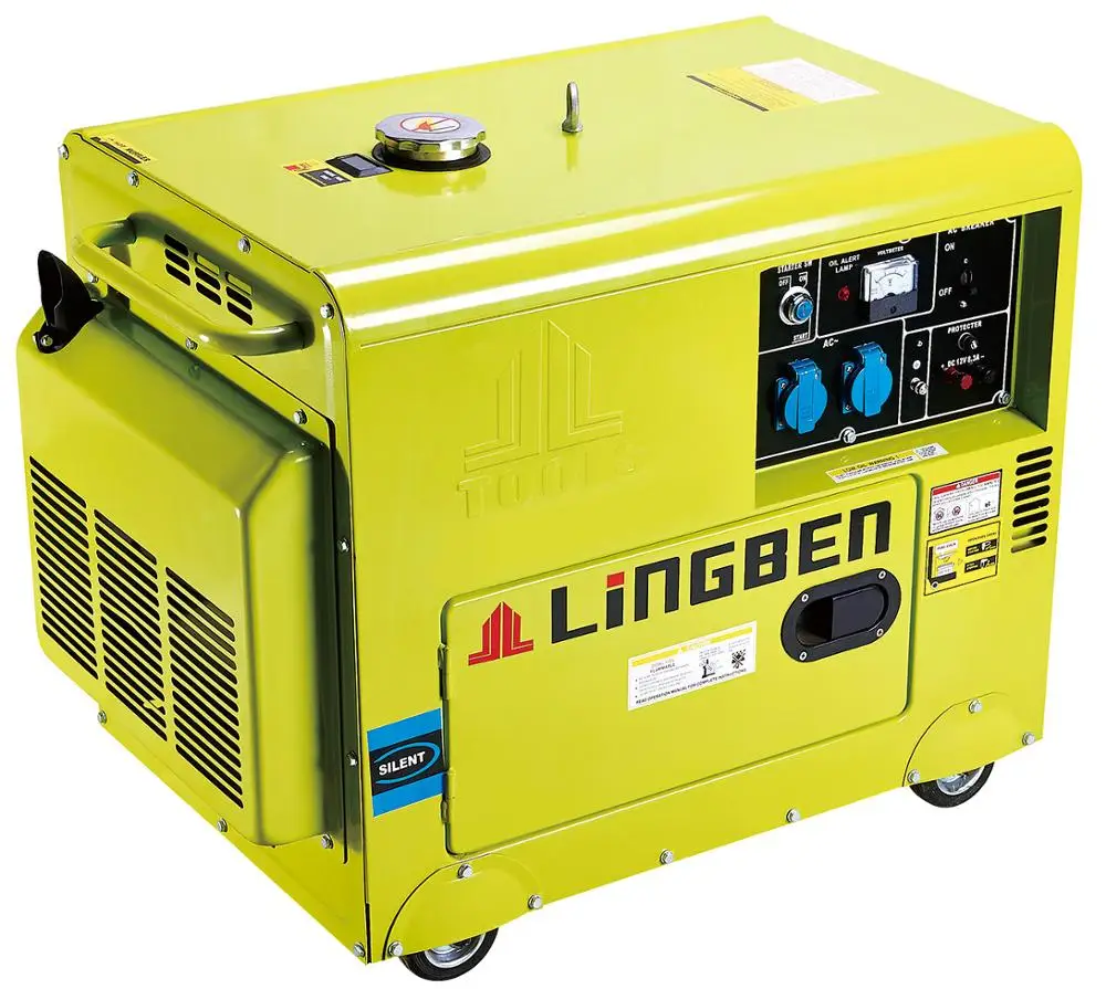 

Super Silent diesel Generator Set 3kw Single Phase 110v/220v 178F Electric