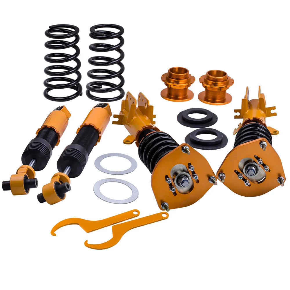 Coilovers Suspension Kits for Nissan Sentra B16 2007-2012 Adj. Height Shock Adj Height Shocks Struts Top Hats