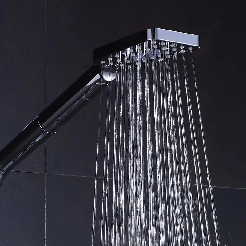 Newly High Quality The New Super Booster Handheld Shower Nozzle Shower Water Saving Bathroom Accessories Pressure Shower head