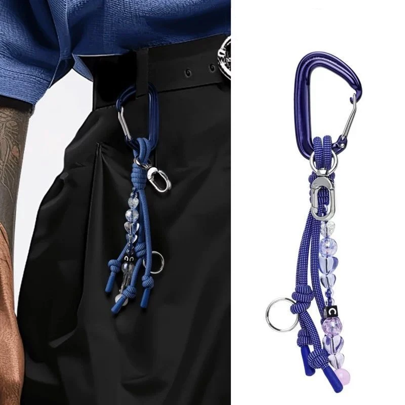 

Nylon Functional Buckle Pendant Phone Shoulder Strap Long Chain Mobile Phone Straps for IPhone Lanyard Bracelet for Galaxy