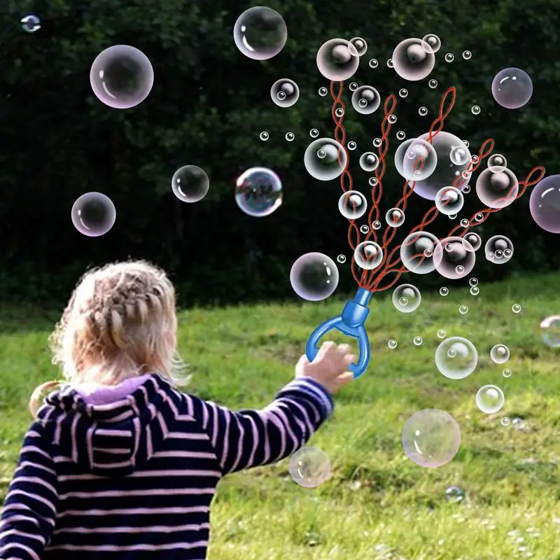 Varita sopladora de burbujas para niños, juego de varitas de burbujas divertidas, juguetes de burbujas para fiesta de cumpleaños al aire libre, recuerdos para fiestas de patio trasero, parques