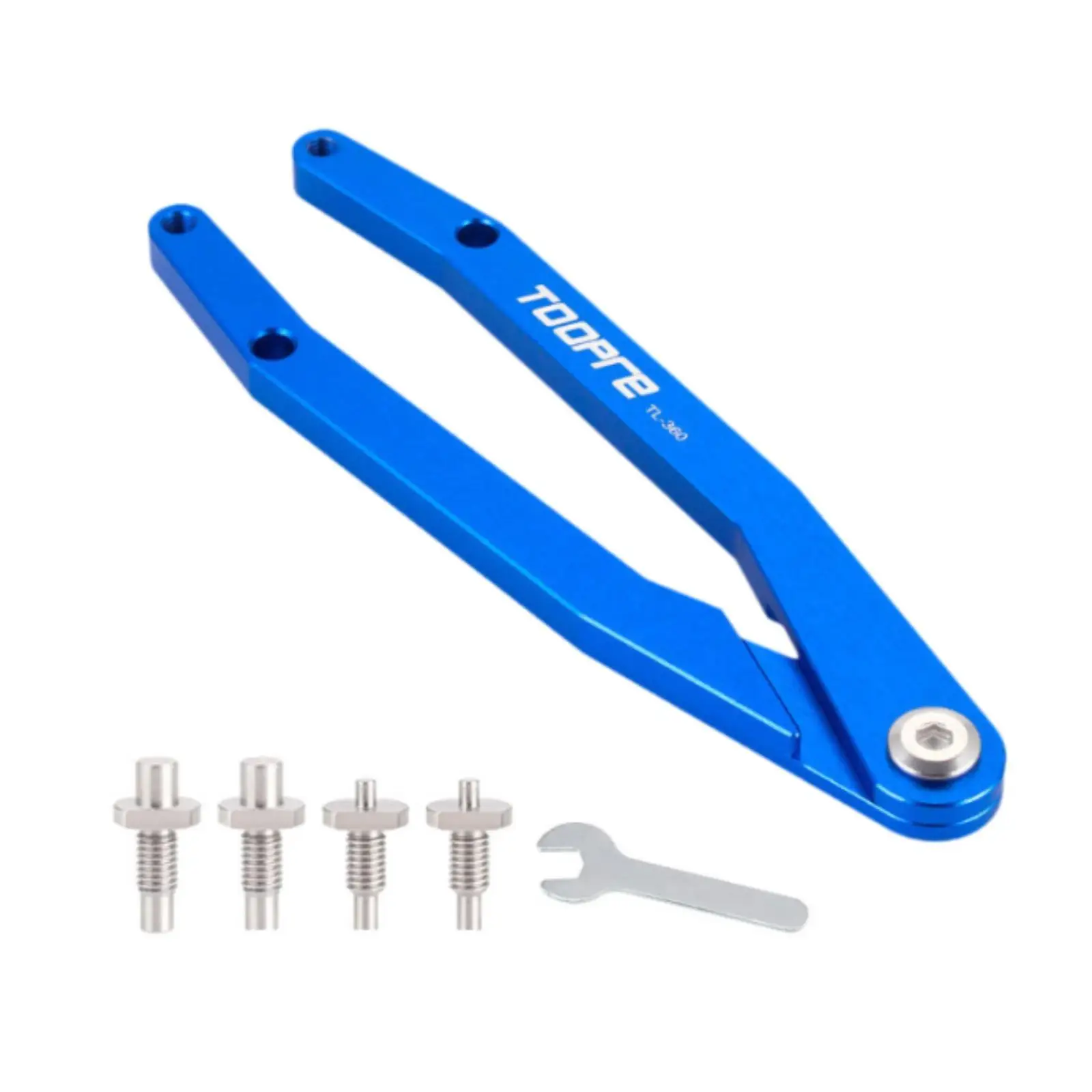 Bicycle Pin Hook Wrench Set Double Headed Wrench Aluminum Alloy Practical Repairing Accessories Multifunctional with Spanner