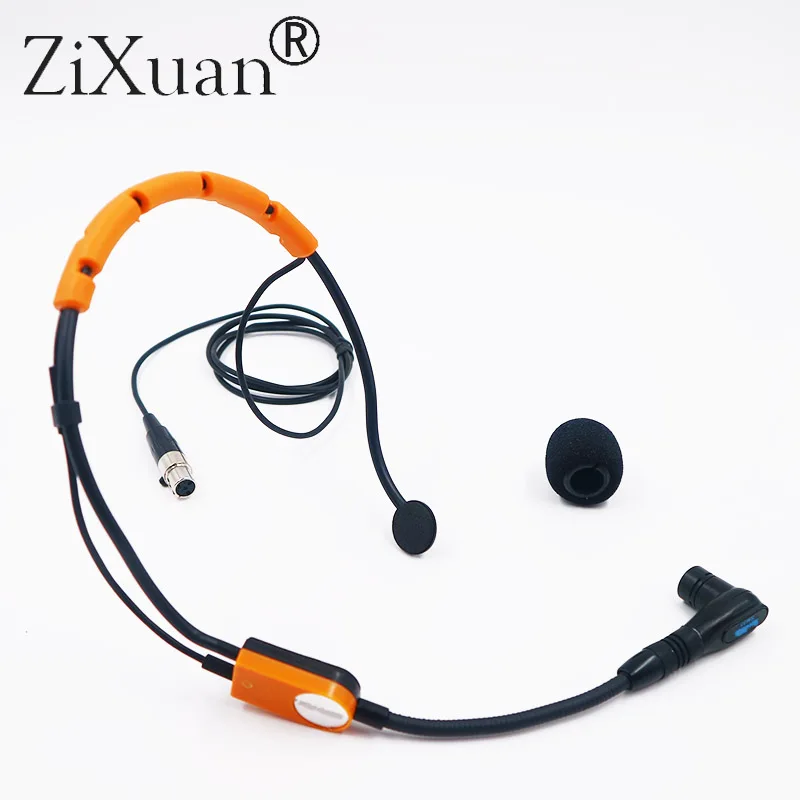 

SM35 Headset Headworn Condenser Microphone For Shure QLX QLX GLX BLX Wireless Pocket Transmitter TA4F Mini 4Pin B98 Capsule Core