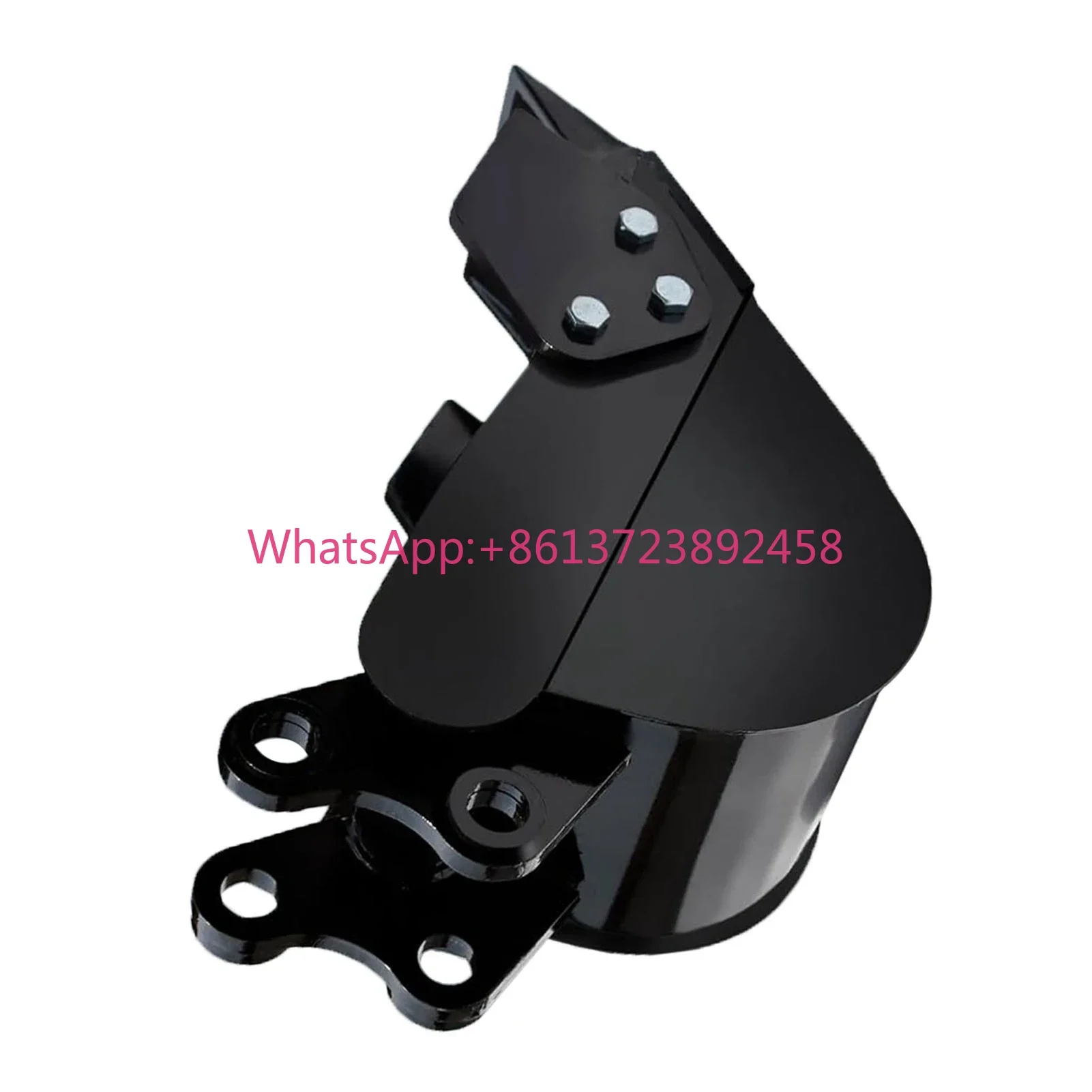 Small Excavator Bucket Water Proof Easy To Install Wear Resistant Narrow Excavator Bucket with 2 Front Blade for River Dredging