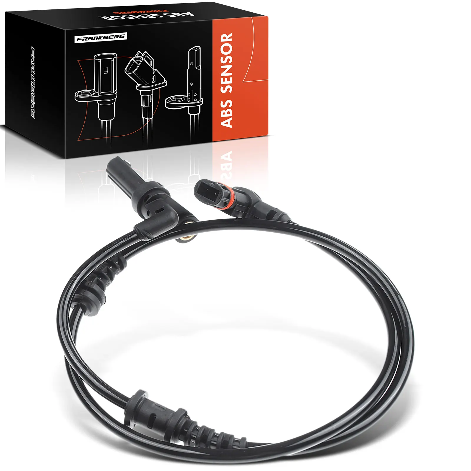 Frankberg 1x ABS Sensor Vorderachse Links für Mercedes-Benz Marco Polo Camper W447 Vito Kasten Tourer V-Klasse A2125401217