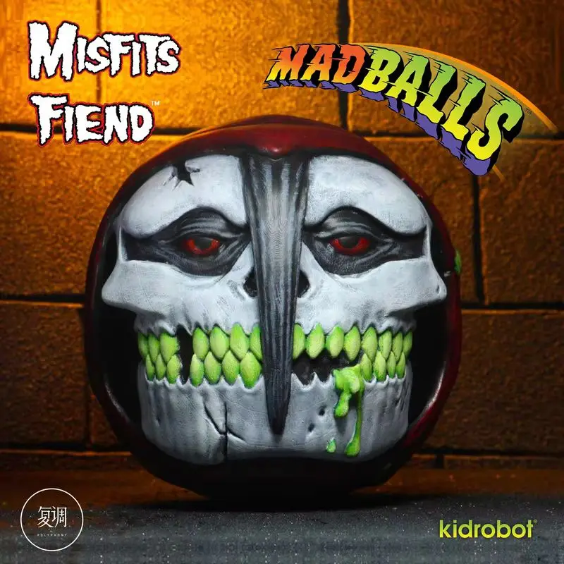 

В наличии Kidrobot Madballs Foam Horrorballs- Misfits The Fiend Игрушка Художественная модель Коллекция Подарок на день рождения