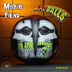 In Stock Kidrobot Madballs Foam Horrorballs- Misfits The Fiend Toy Art Model Collection Gift Birthday