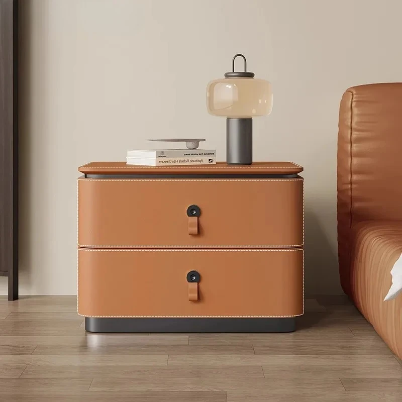 

Simple Trendy Nightstands Italian Style Exquisite Luxury Bedside Table Design Storage Comodini Camera Letto Bedroom Furniture