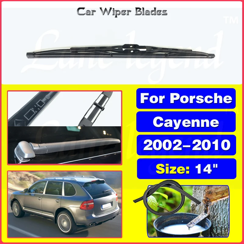 

Car Wiper 14" For Porsche Cayenne 2002 - 2010 Rear Windshield Windscreen Clean Tailgate Window Wiper Blade Car Accessories