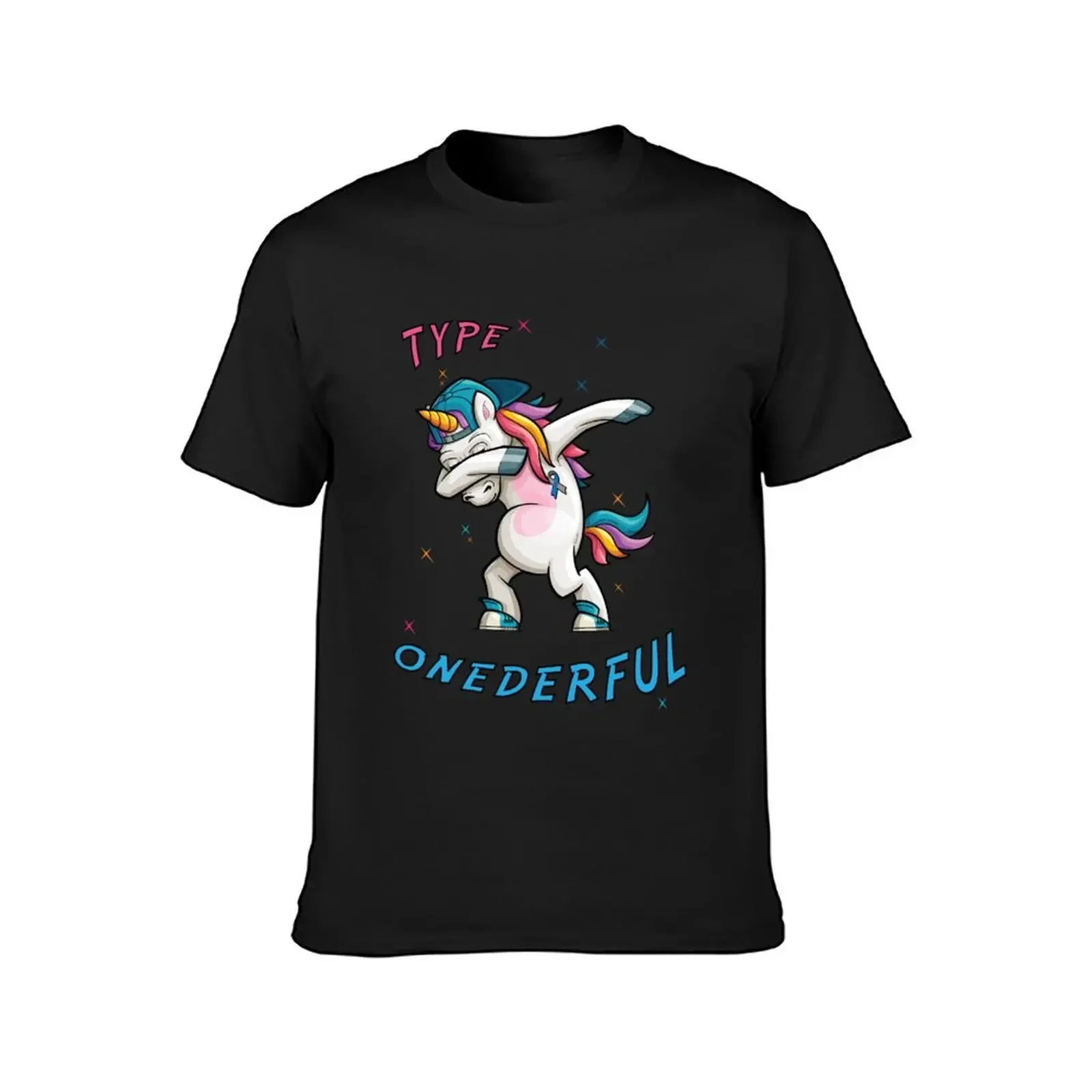 Type Onederful Dabbing Unicorn - Type One Diabetes Funny T-Shirt custom shirt cotton graphic tees oversized t shirts for men