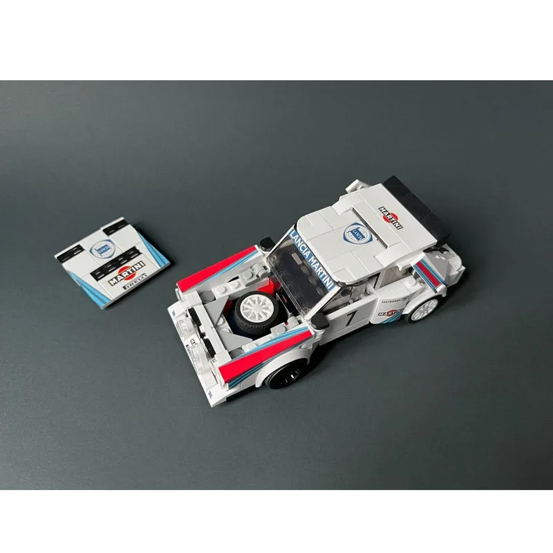 MOC-161240 Model Blok Bangunan Mobil Balap Olahraga Ikonik Klasik 1990-an Baru, 419 Bagian, Hadiah Mainan Ulang Tahun untuk Anak Laki-laki dan Anak-anak