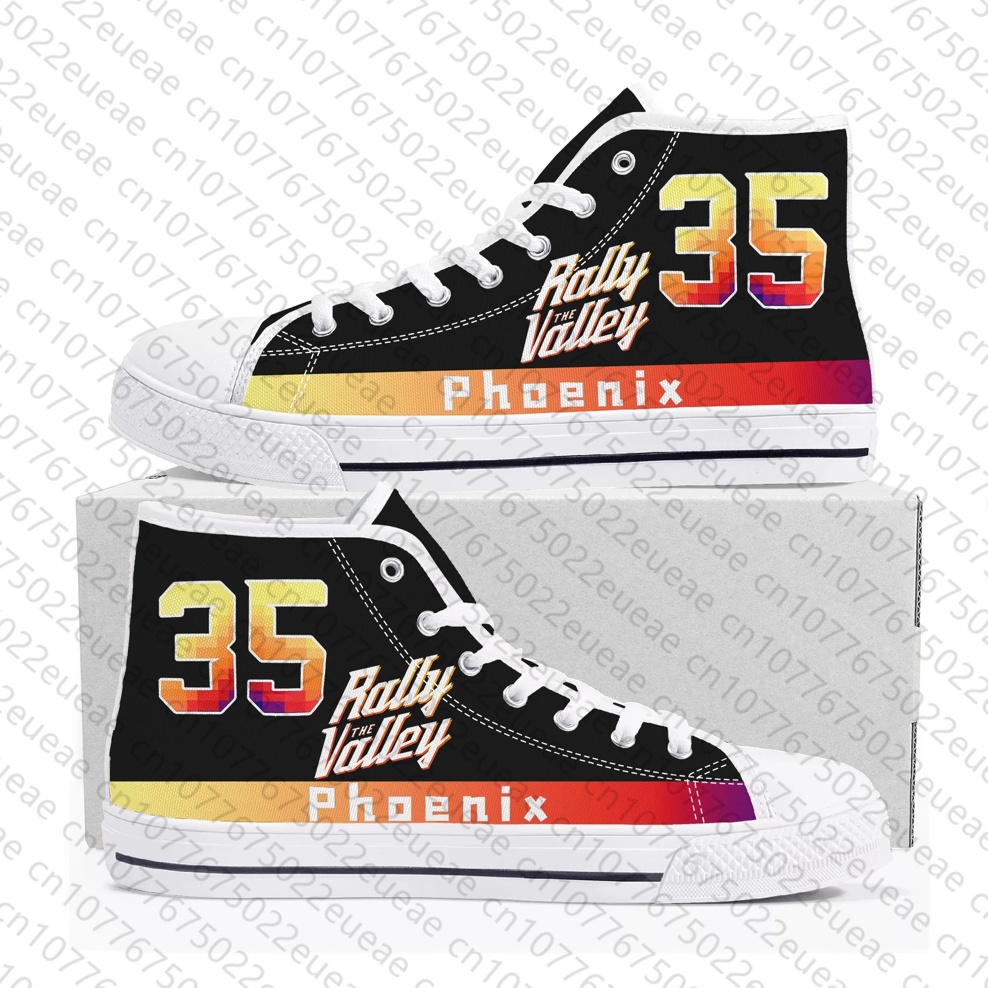 Phoenix Number 35 3 1 Rally the Valley High Top Sneakers Mens Womens Teenager High Quality Canvas Sneaker Custom Made Shoes