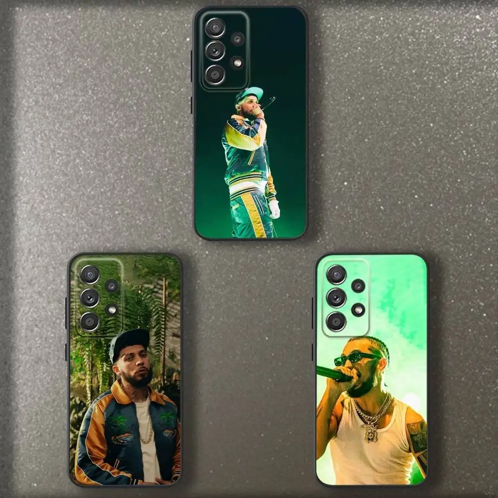 

J-Jc Singer R-Reyes Phone Case For Samsung S 25,24,23,22,30,21,10,9,Ultra,Plus,Lite,FE,4,5 G Soft Black Case