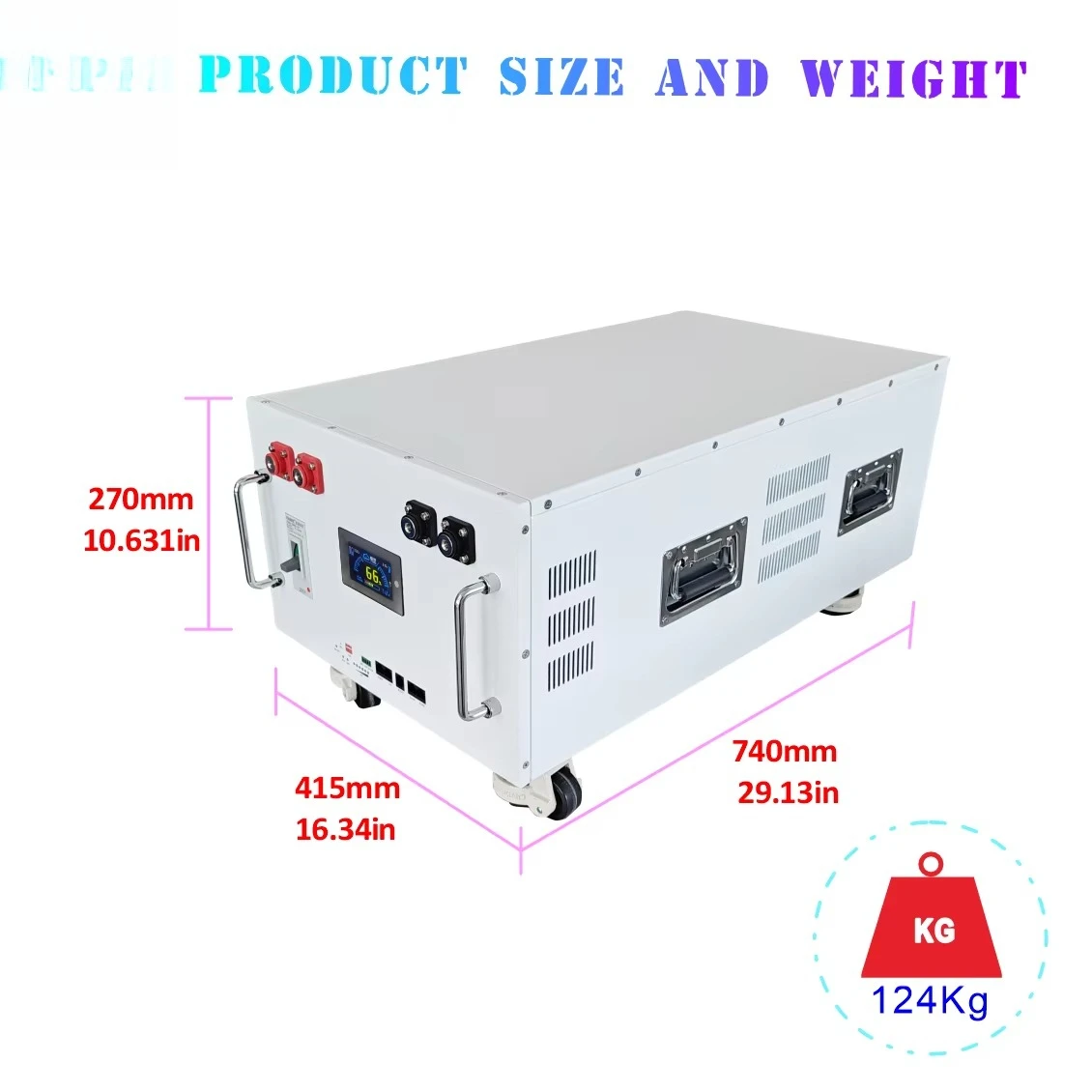 RWT سعة كبيرة تخزين البطارية الشمسية بطارية ليثيوم 12 فولت 50ah 100ah 120ah 150ah 200ah 280ah 300ah 51.2v 300ah 314ah Lifepo4 #2
