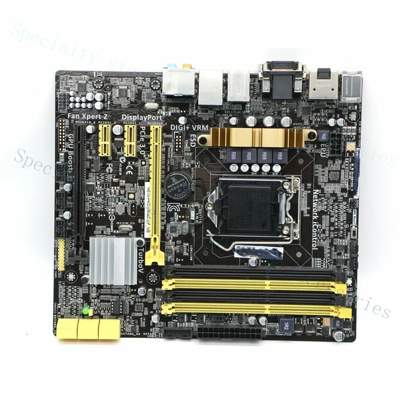 

A+FOR ASUS H87M-PRO/M51AC Mainboard H87 1150 Supports I3 4160 I5 4590 CPU Tested