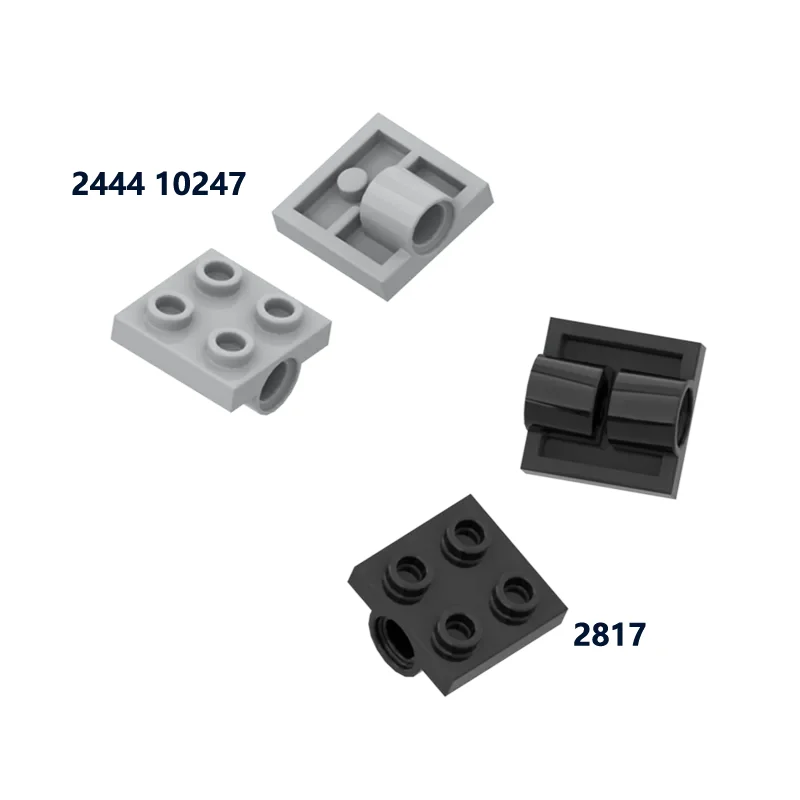 10PCS MOC Parts 10247 2444  2817  Plate Special 2 x 2 with Hole Brick Building Block Particle DIY Kid Brain Game Toy Gift