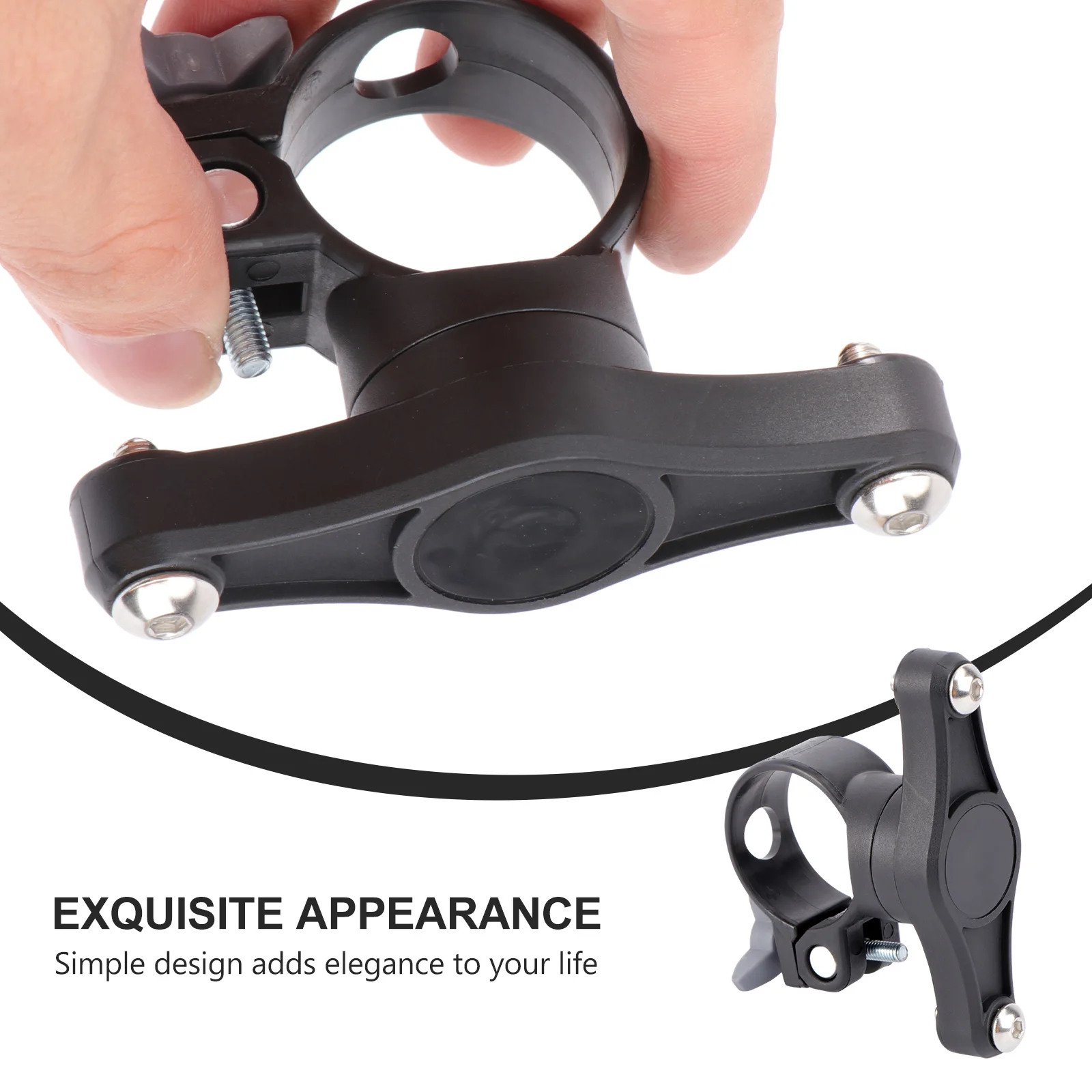 

1pc Bike Holder Converter Rotating Kettle Stand Light Weight Easy Install Quick Disassembly Water Bottle Rack For Bottle Supply