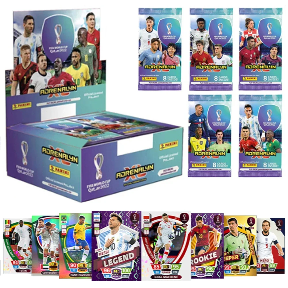 2022 Panini Genuine Football Star Card Qatar World Cup Soccer Star  Ronaldo Messi Footballer Limited Ball StarCollection Card