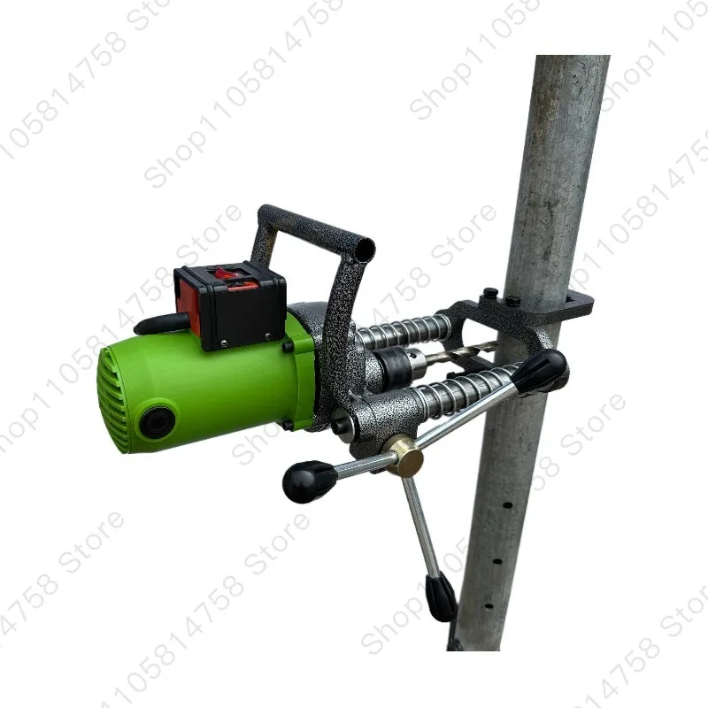 Electric photovoltaic cross-drilling machine Photovoltaic bracket Drilling column punching machine Photovoltaic riser punching