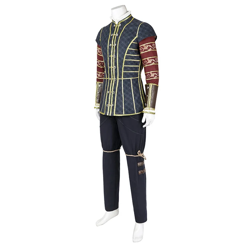 Gioco BG3 Raphael Costume Cosplay Uomo Fantasia Uniforme da battaglia Set completo Halloween Carnevale Festa Pirata Travestimento Guerriero Mostra Vestito