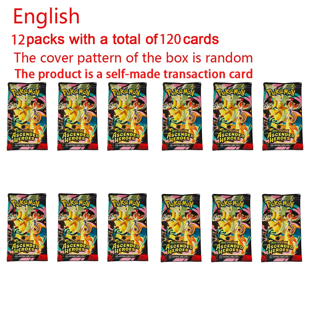 36-pack Pokémon TCG: Scarlet & Violet Eternia Astral Radiance Obsidian Flames Booster Box Pokémon Game zelfgemaakte kaarten