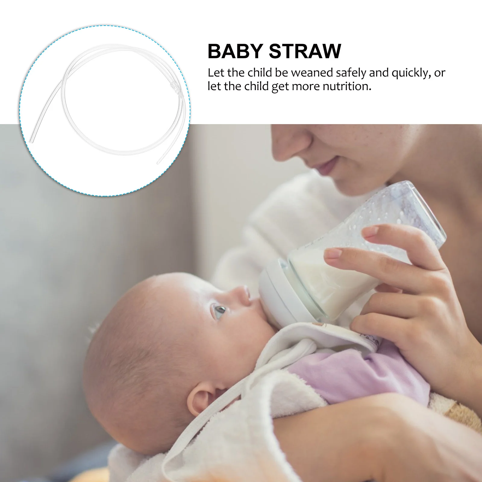 2 Pcs Milk Aid Adding Auxiliary Long Straw for Breast Pump Replacement Tube Baby Things Bottle Feeding Advanced Infant