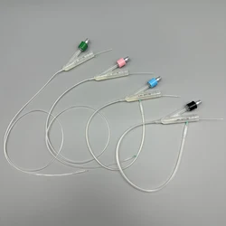 Two-way Foley Canine Urinary Catheter with Balloon 2 Way Foley Dog Catheters Silicone Urine Catheters Veterinary Instrument