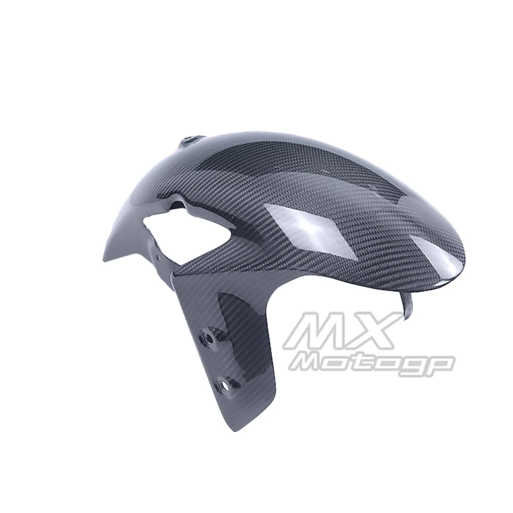 YZF R7 2024 دراجة نارية ألياف الكربون الجبهة الحاجز عجلة الحاضنة قطعة من نسيج المفسد هدية لياماها YZF R7 YZF-R7 2022 2023 #5