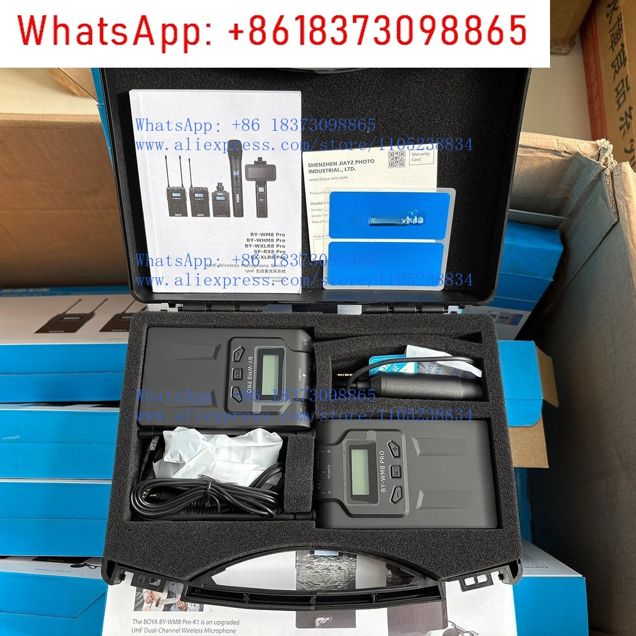 BY-WM8 Pro-K1 wireless lavalie - đánh giá và giá Wireless Lavalier Microphone Dual Receiver