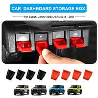ABS Car Window Lift Switch Button Extended Decoration Cover Stickers For Suzuki Jimny 2019-2022 Car Interior Accessories