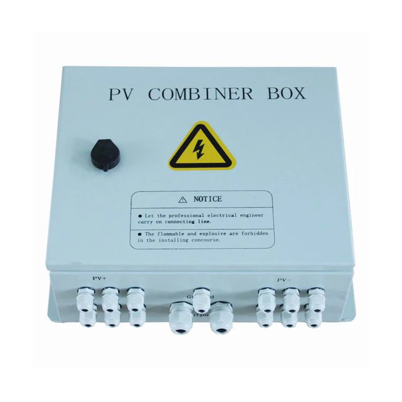 2025 Hot Sale Solar Panel Combiner Box 4 6 8 12 16 24 Strings 4 in 1 Out 1000V 1500V PV DC Combiner Box