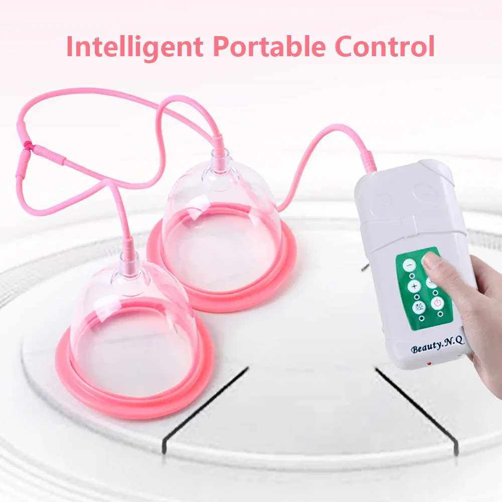 Electric Breast Enlargement Pump For Womens Vacuum Cupping Body Breast Massage AB/CD Cups Vacuum Breast Enlargement Pump Butt En