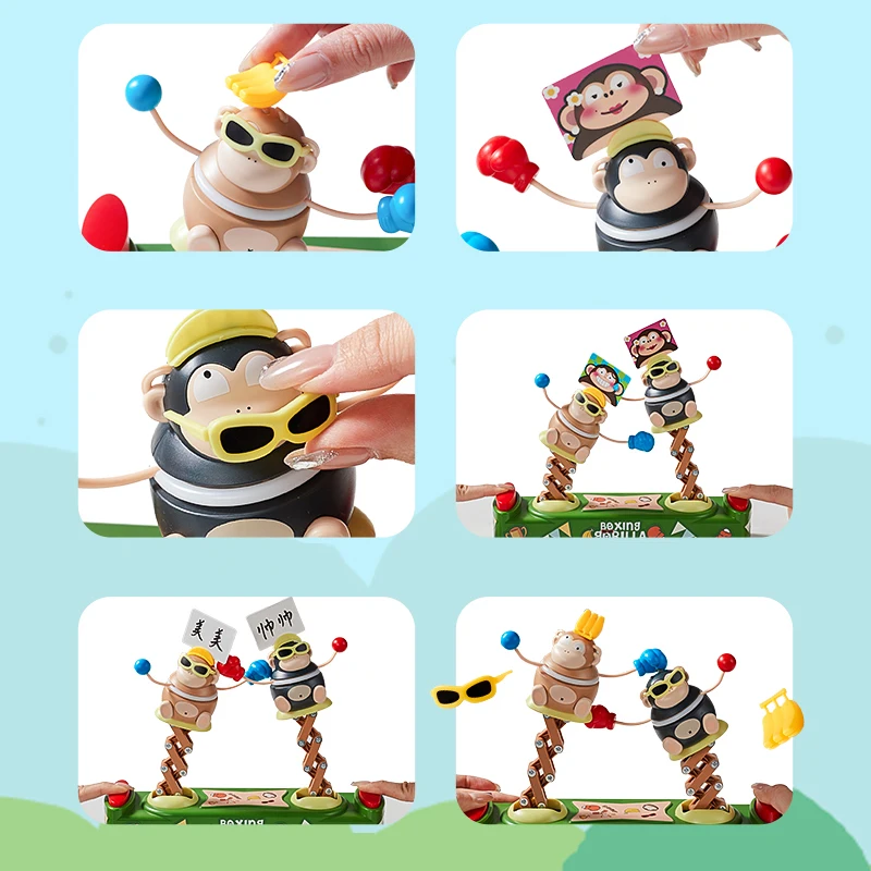 Stanzen Gorilla Brettspiel Puzzle Desktop Boxen Spiel Multiplayer Schlacht Interaktive Party Spiel spielzeug Kinder anti stress Spielzeug