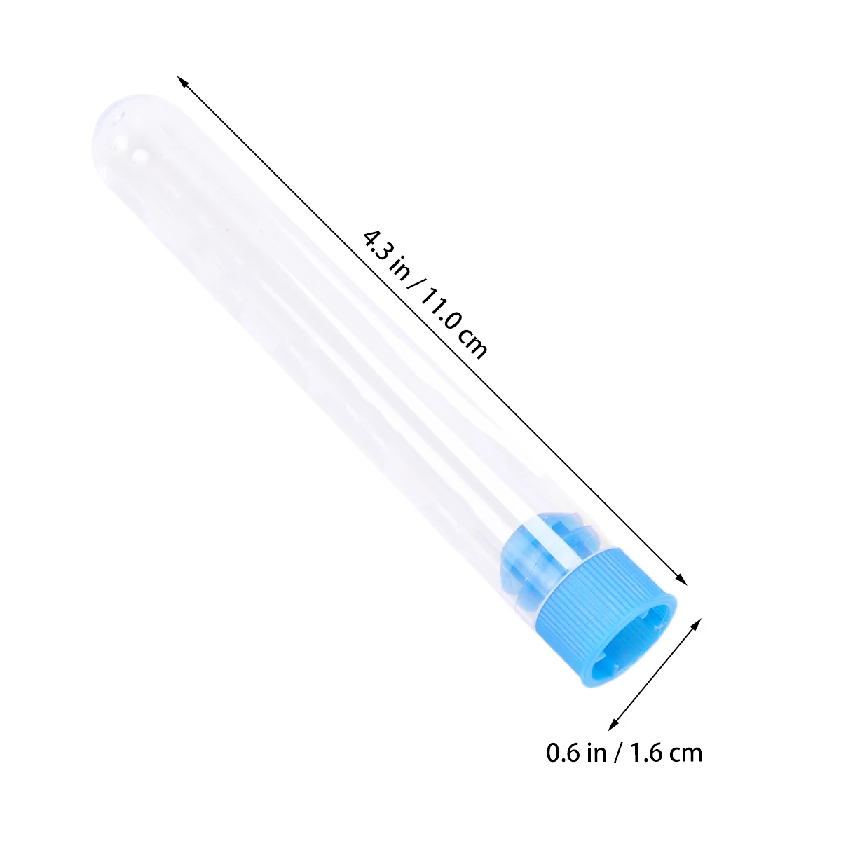 

12 pcs Clear Plastic Test Tubes Disposable for Lotion Gel Travel Eco Friendly Non Toxic Leak Proof Premium Quality