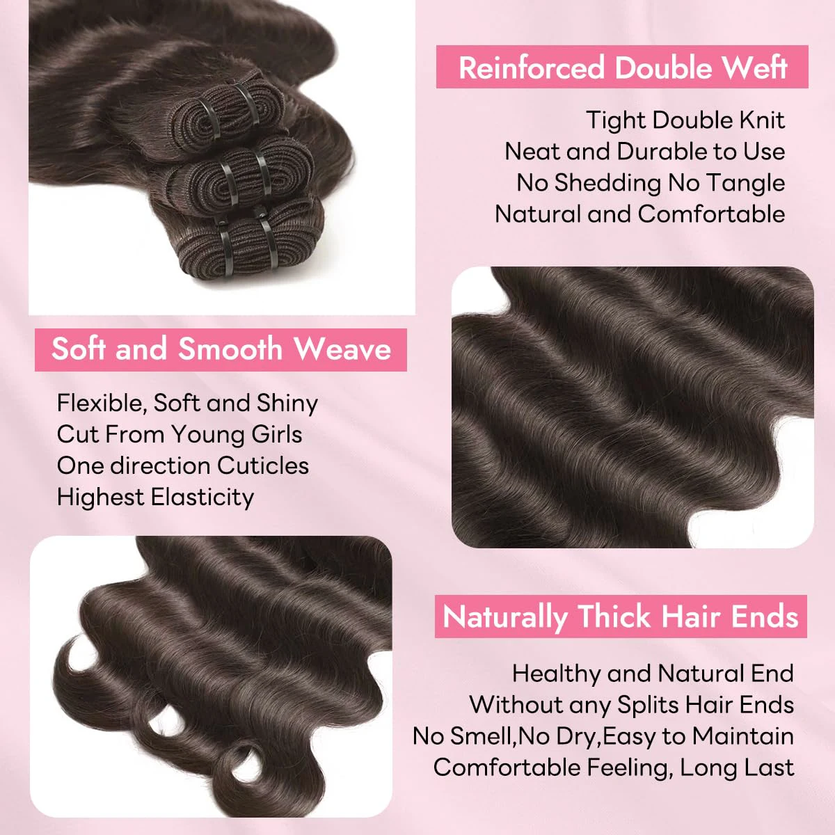 Clip Ins Human Hair Extensions Body Wave Dark Brown Color Seamless Clip In Skin Weft Burmese Human Hair Extensions 120G 180G/Set