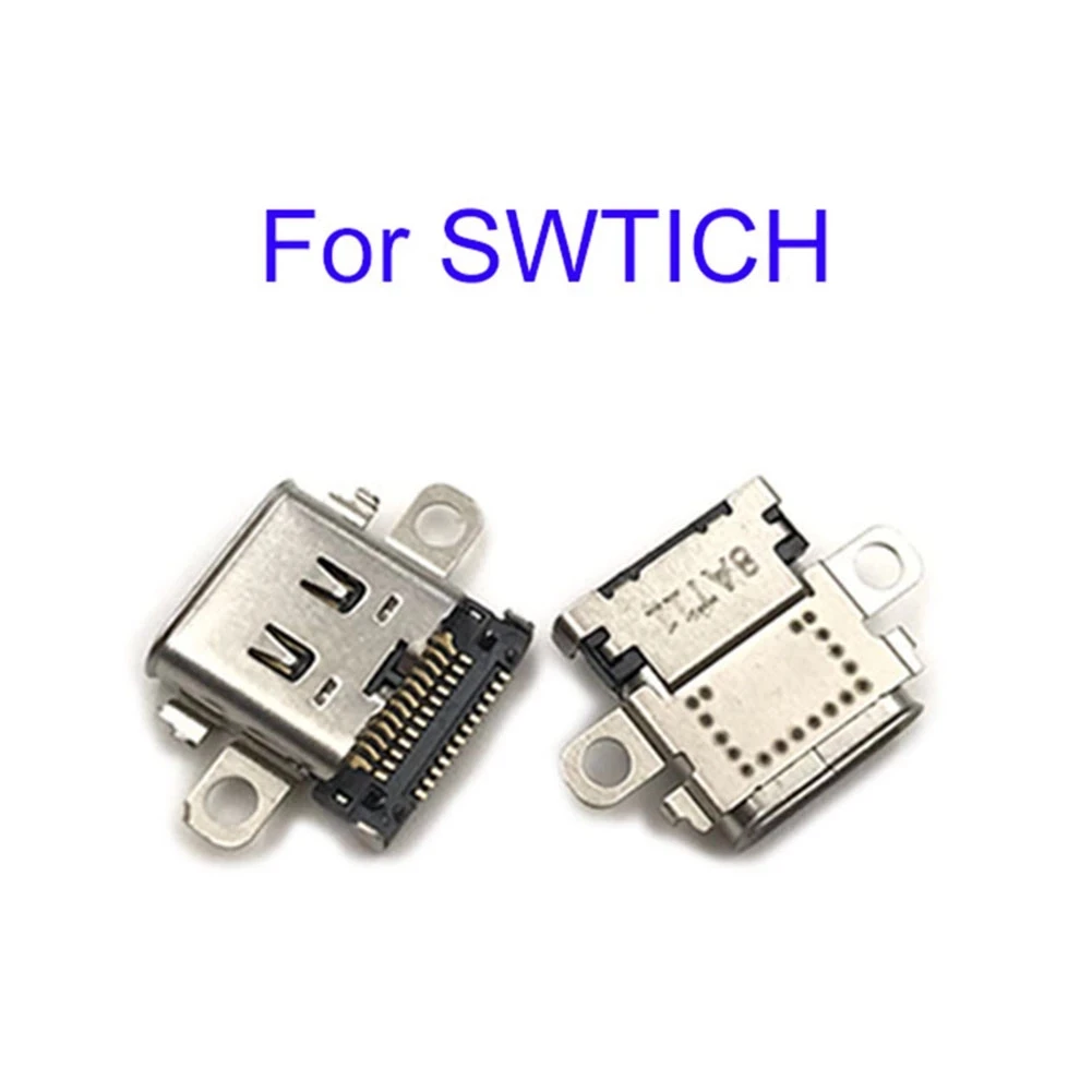 Cho Nintend Công Tắc Chuyển Đổi Lite/ Oled Tay Cầm Cổng Sạc Ổ Cắm Cổng Kết Nối Loại C Ổ Cắm Sạc