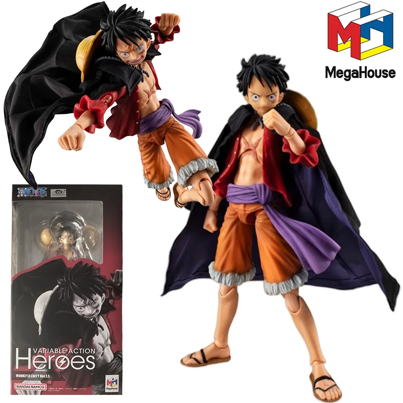 

MegaHouse MH Variable Action Heroes Monkey D. Luffy Ver.1.5 Action Figures ONE PIECE Anime Plastic Model KIt Toys for Boys