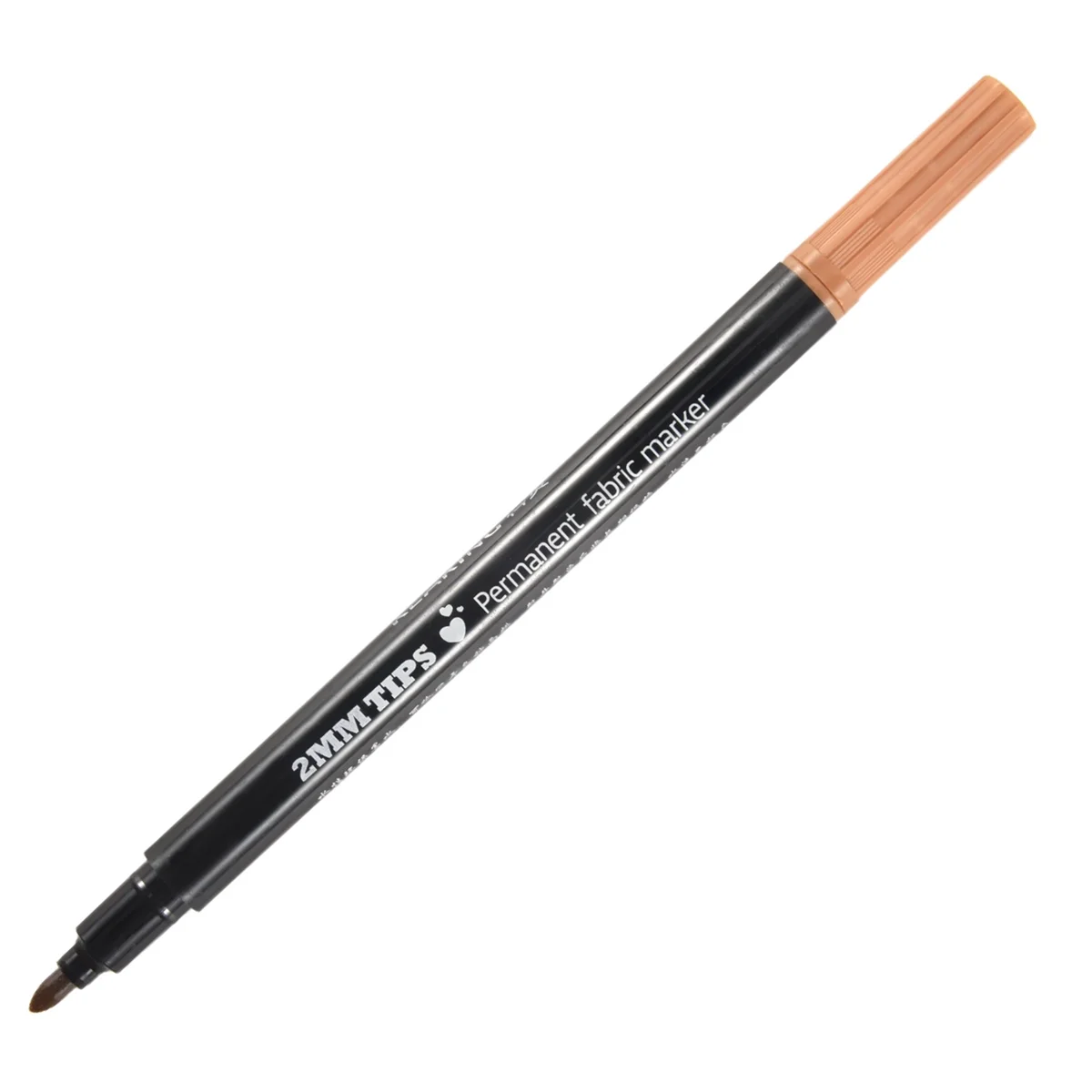 A05R 1 x Fabric Marker Pens Permanent Colors For DIY Textile Clothes T-Shirt Shoes brown