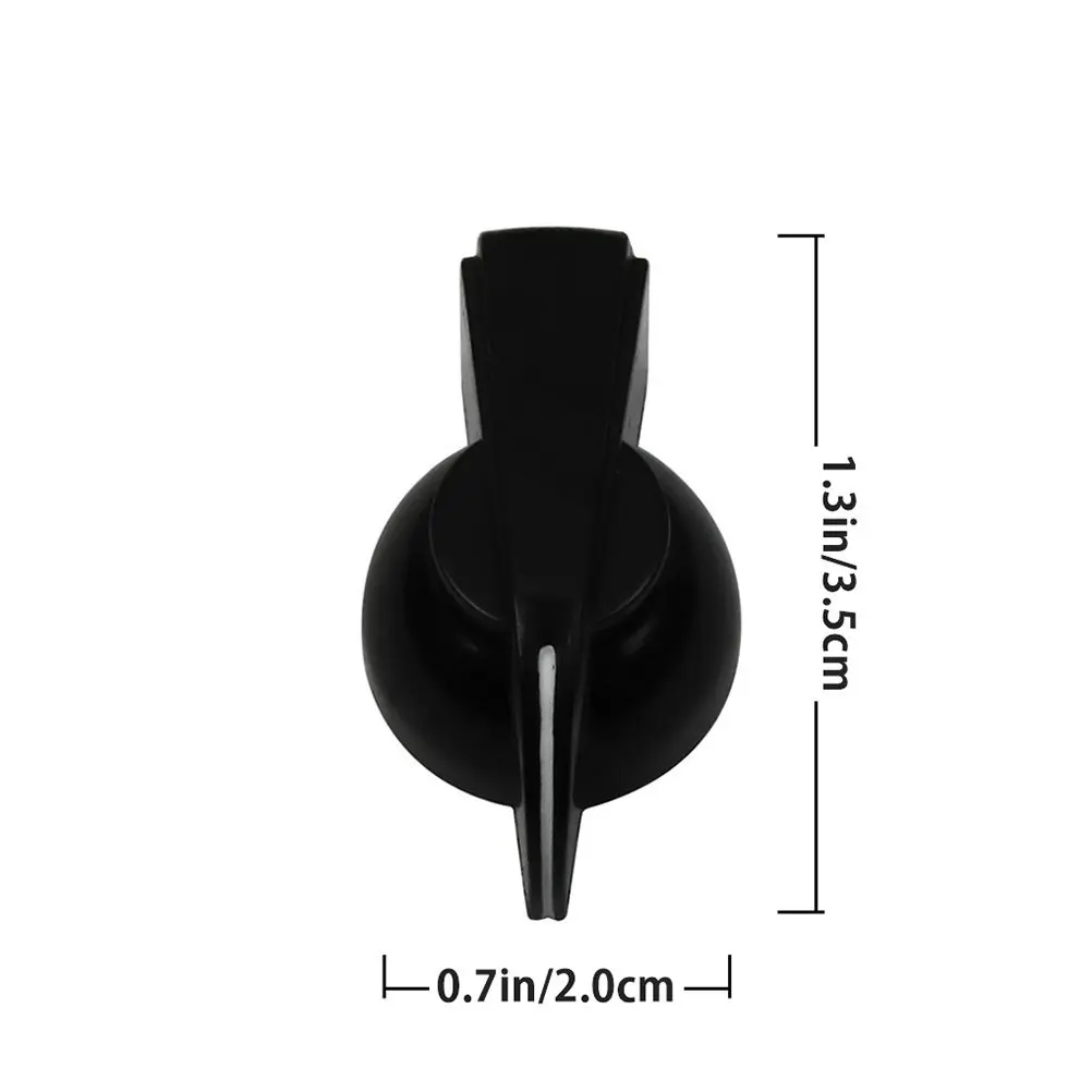 6Pcs Creative Chicken Head Knob Potentiometer Cap Plastic Rotary Switch for Guitar Supplies Replacement Fits 6Mm Potentiometer